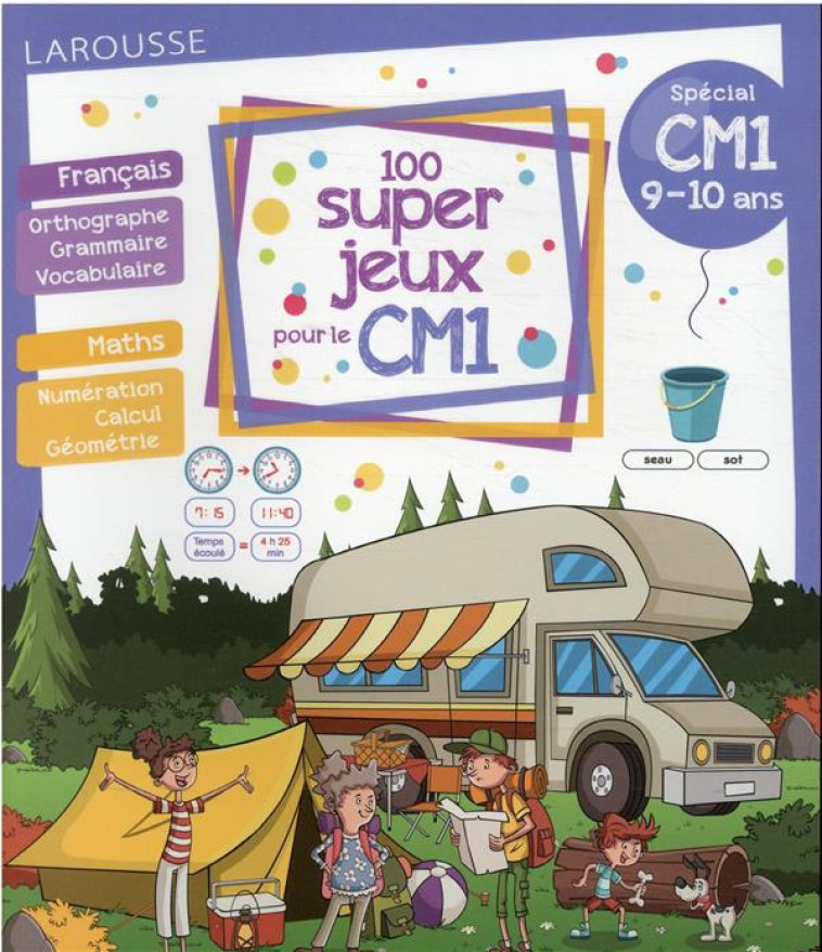 100 SUPER JEUX POUR LE CM1 - COLLECTIF - LAROUSSE