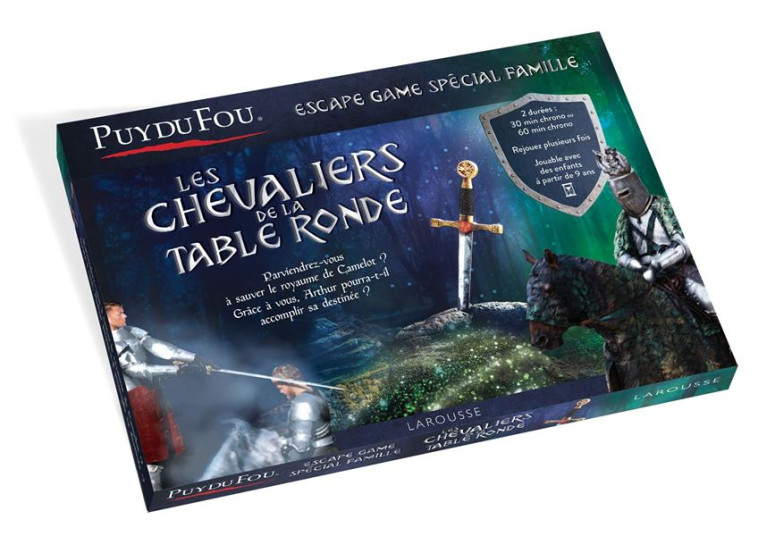 COFFRET ESCAPE GAME FAMILLE PUY DU FOU - LES CHEVALIERS DE LA TABLE RONDE - SAINT-MARTIN GILLES - NC