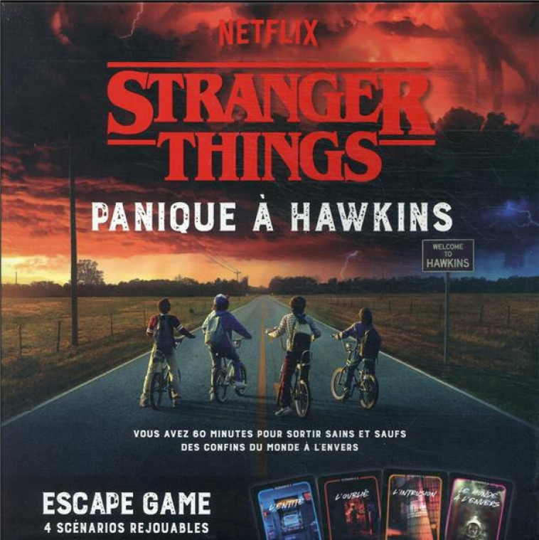 COFFRET ESCAPE GAME STRANGER THINGS - PANIQUE A HAWKINS - SAINT-MARTIN GILLES - NC