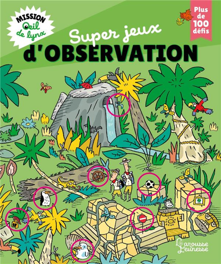 MISSION OEIL DE LYNX : SUPER JEUX D-OBSERVATION - LEBRUN/MEYER/AUDOUIN - LAROUSSE