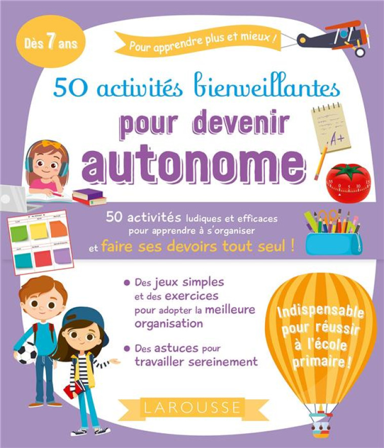 50 ACTIVITES BIENVEILLANTES POUR DEVENIR AUTONOME - COSTA MARIE - LAROUSSE