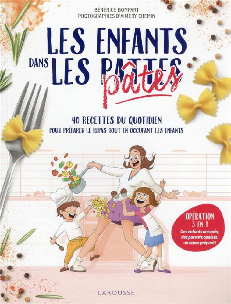 LES ENFANTS DANS LES PATTES - BOMPART/CHEMIN - LAROUSSE