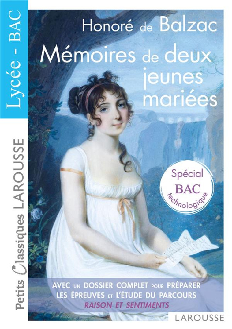 MEMOIRES DE DEUX JEUNES  MARIEES - BAC - DE BALZAC HONORE - LAROUSSE