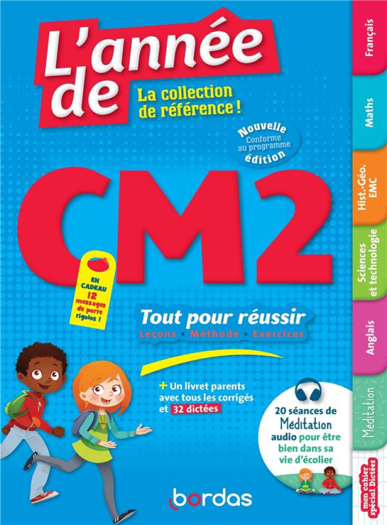 L-ANNEE DE CM2 TOUT POUR REUSSIR - COLLECTIF - BORDAS