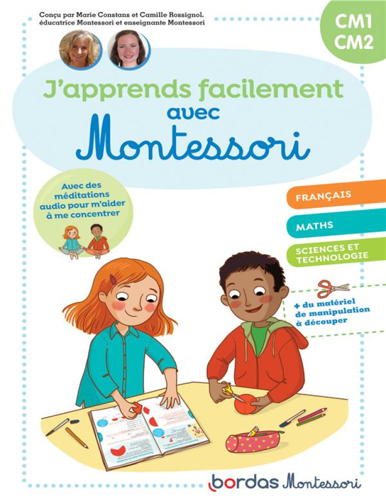 J-APPRENDS FACILEMENT AVEC MONTESSORI CM1-CM2 - CONSTANS/ROSSIGNOL - BORDAS