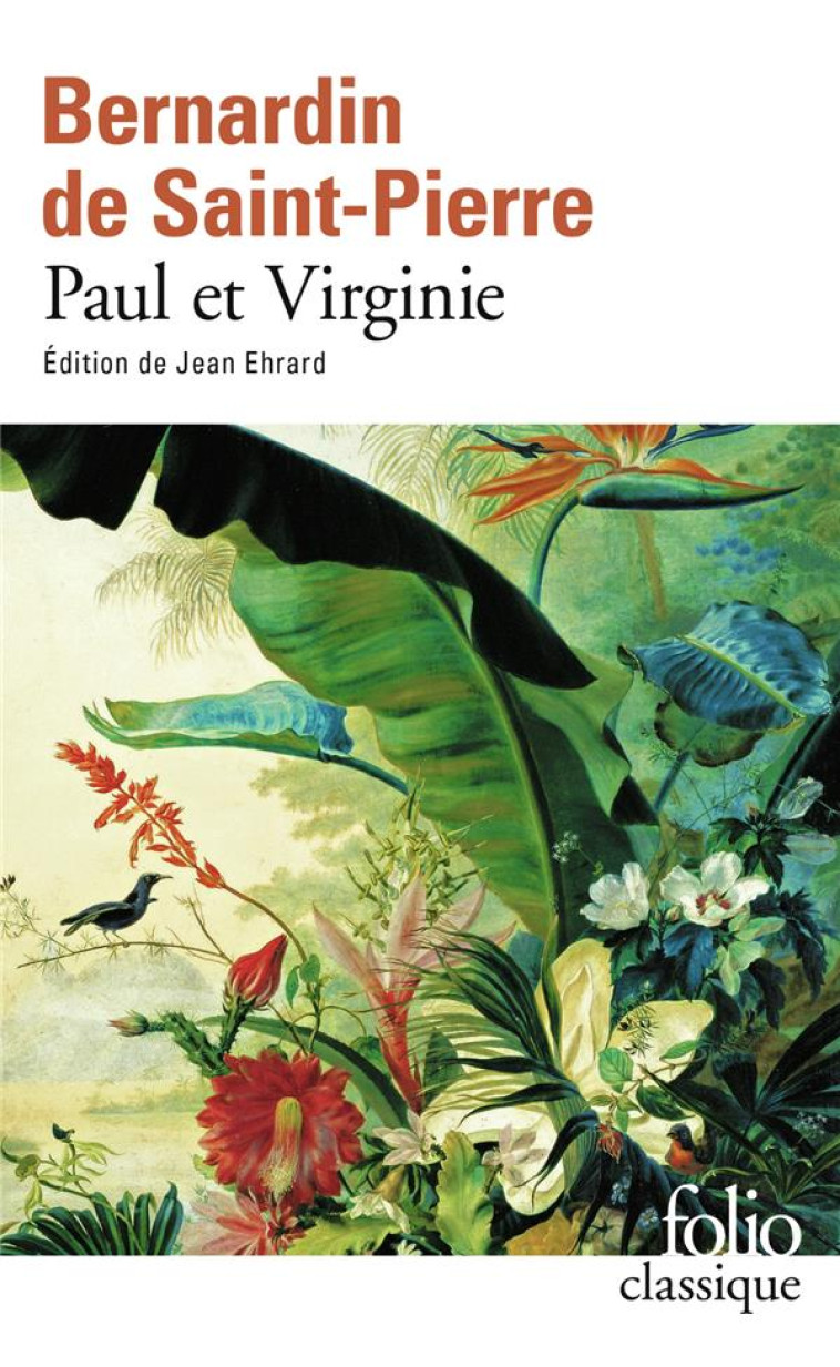 PAUL ET VIRGINIE - BERNARDIN DE SAINT-P - GALLIMARD