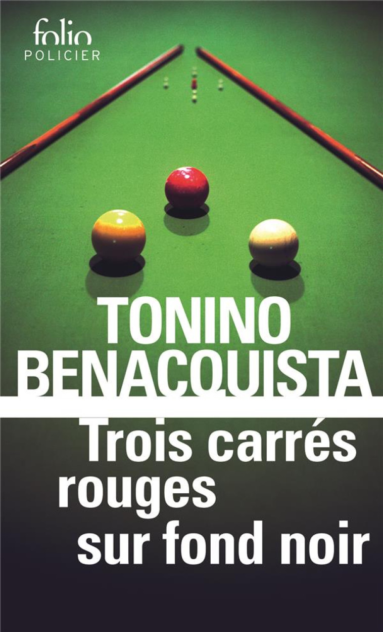 TROIS CARRES ROUGES SUR FOND NOIR - BENACQUISTA TONINO - GALLIMARD