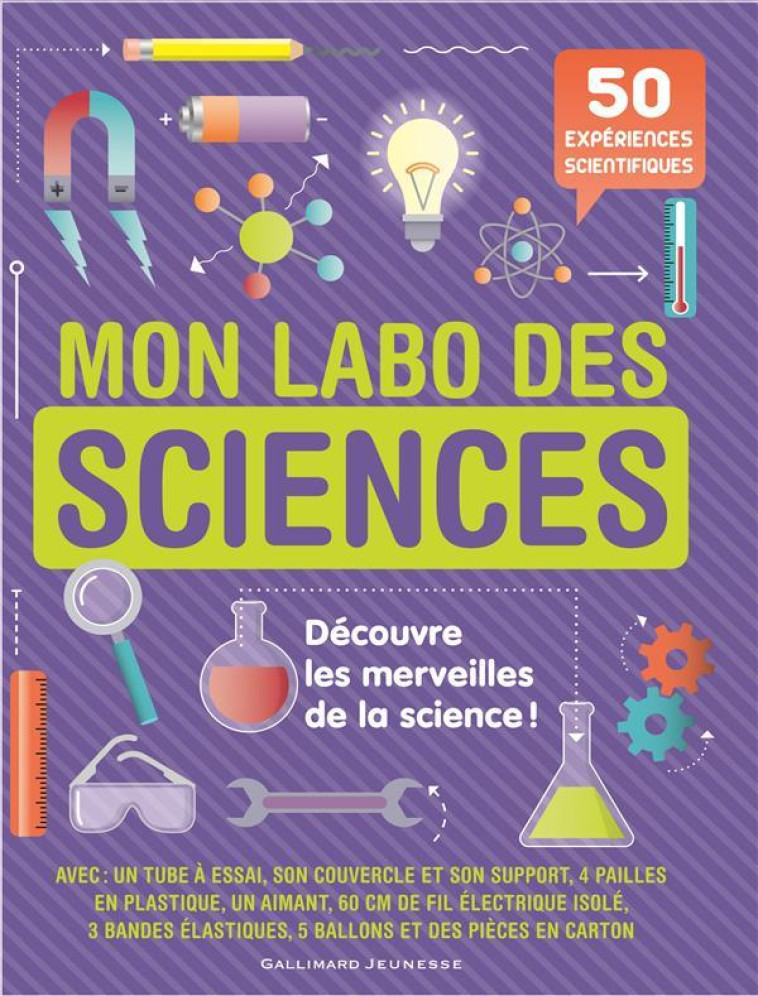 MON LABO DES SCIENCES - 50 EXPERIENCES SIENTIFIQUES A FAIRE CHEZ SOI - MACGILL - NC