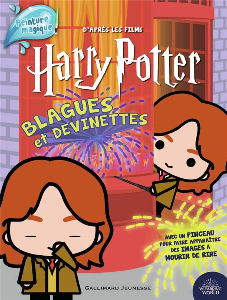 HARRY POTTER - HARRY POTTER - BLAGUES ET DEVINETTES - PEINTURE MAGIQUE - COLLECTIF - GALLIMARD