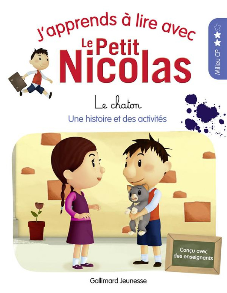 J-APPRENDS A LIRE AVEC LE PETIT NICOLAS - T07 - LE CHATON - DEMARIA MARJORIE - GALLIMARD