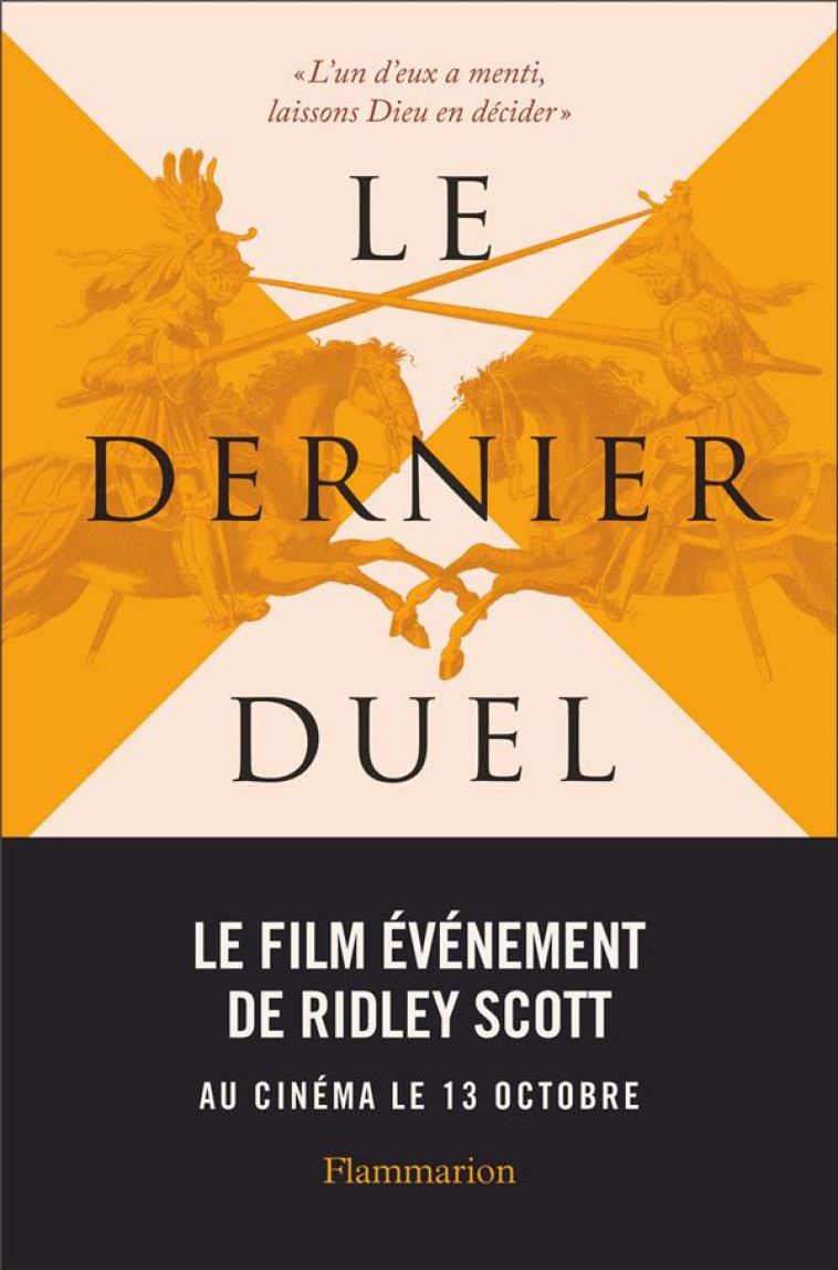 LE DERNIER DUEL - JAGER ERIC - FLAMMARION