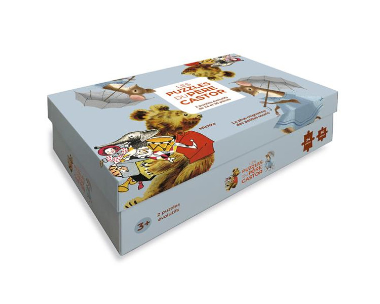 LES PUZZLES DU PERE CASTOR - MICHKA & LA PLUS MIGNONNE DES PETITES SOURIS - COLLECTIF - NC