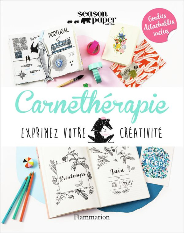 CARNETHERAPIE - EXPRIMEZ VOTRE CREATIVITE - VENDITTELLI MARIE - FLAMMARION