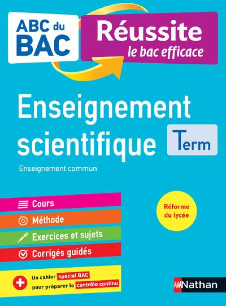 ABC DU BAC REUSSITE ENSEIGNEMENT SCIENTIFIQUE TERM - MARTEAU-BAZOUNI - CLE INTERNAT