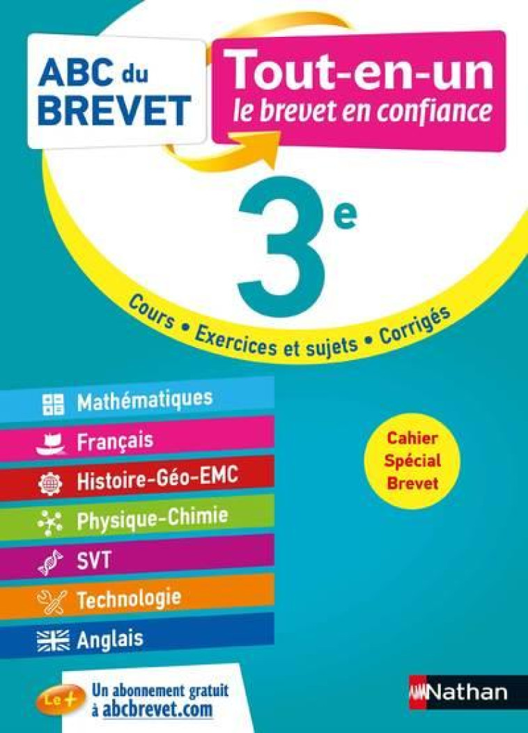 TOUT EN UN 3E - DORLER/FEUGERE/LOPIN - CLE INTERNAT