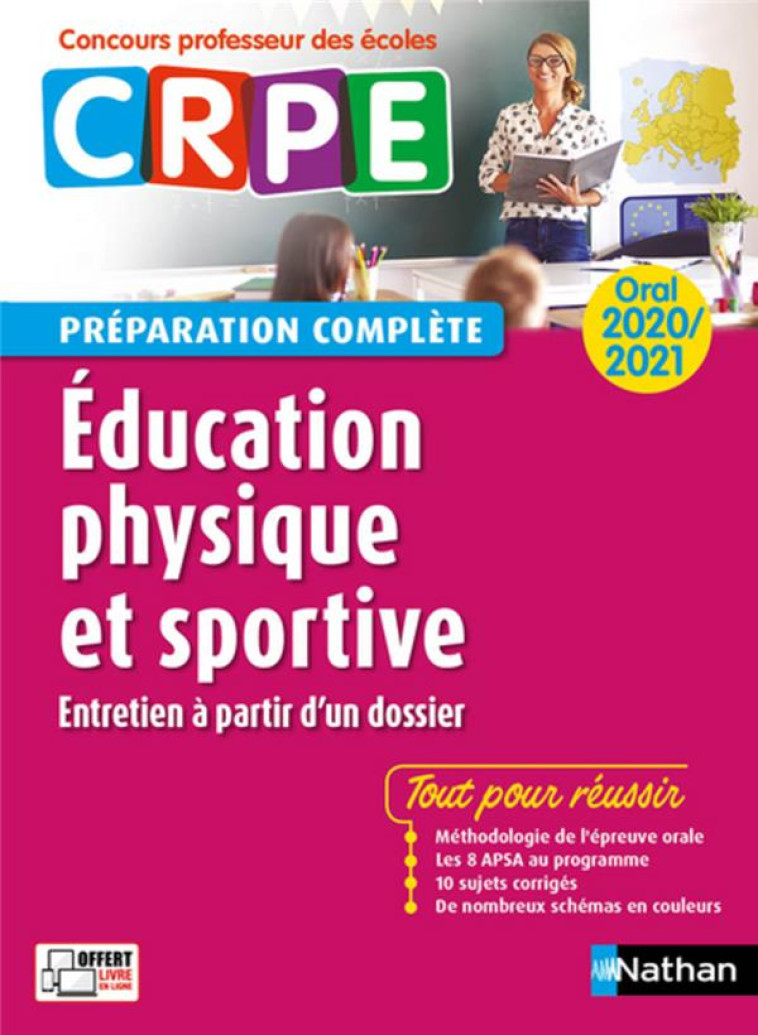 EDUCATION PHYSIQUE ET SPORTIVE - ORAL 2020 - PREPARATION COMPLETE - (CONCOURS PROFESSEUR DES ECOLES) - SAINT-JALMES ALAIN - CLE INTERNAT