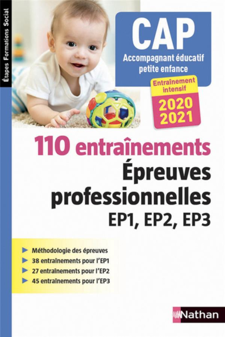 110 ENTRAINEMENTS - EPREUVES PROF. EP1 EP2 EP3 - CAP ACCOMPAGNANT EDUCATIF PETITE ENFANCE (EFS) - REBIH LOUISA - CLE INTERNAT