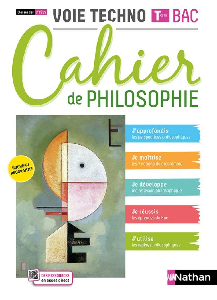 CAHIER DE PHILO - TERM VOIE TECHNOLOGIQUE - ELEVE 2021 - ROSENBERG/TEROUANE - CLE INTERNAT