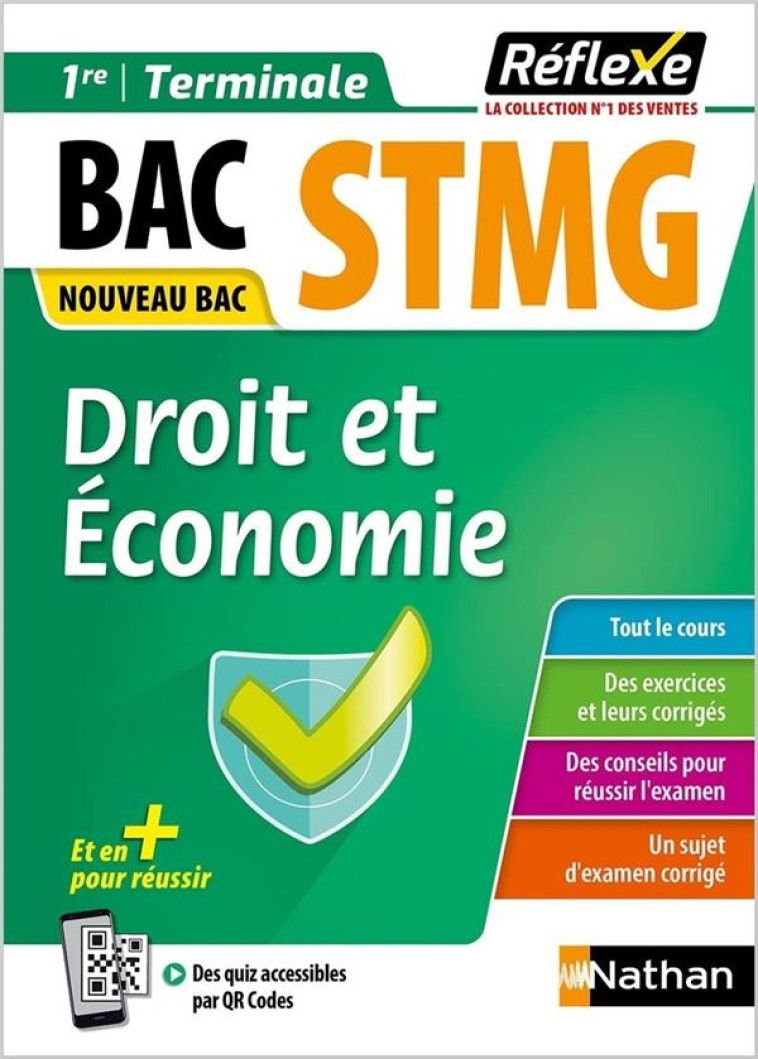 SPECIALITE DROIT ET ECONOMIE - STMG - 1RE/TERM - (GUIDE REFLEXE N 19) - 2022 - LENORMAND/MERCATI - CLE INTERNAT