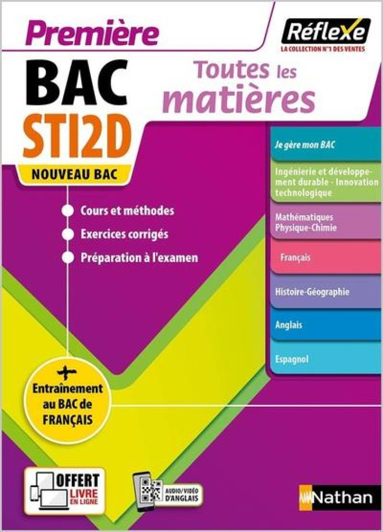 TOUT EN UN 1ERE STI2D REFLEXE - 2022 - BESSON/CARNAT/IROLLO - CLE INTERNAT
