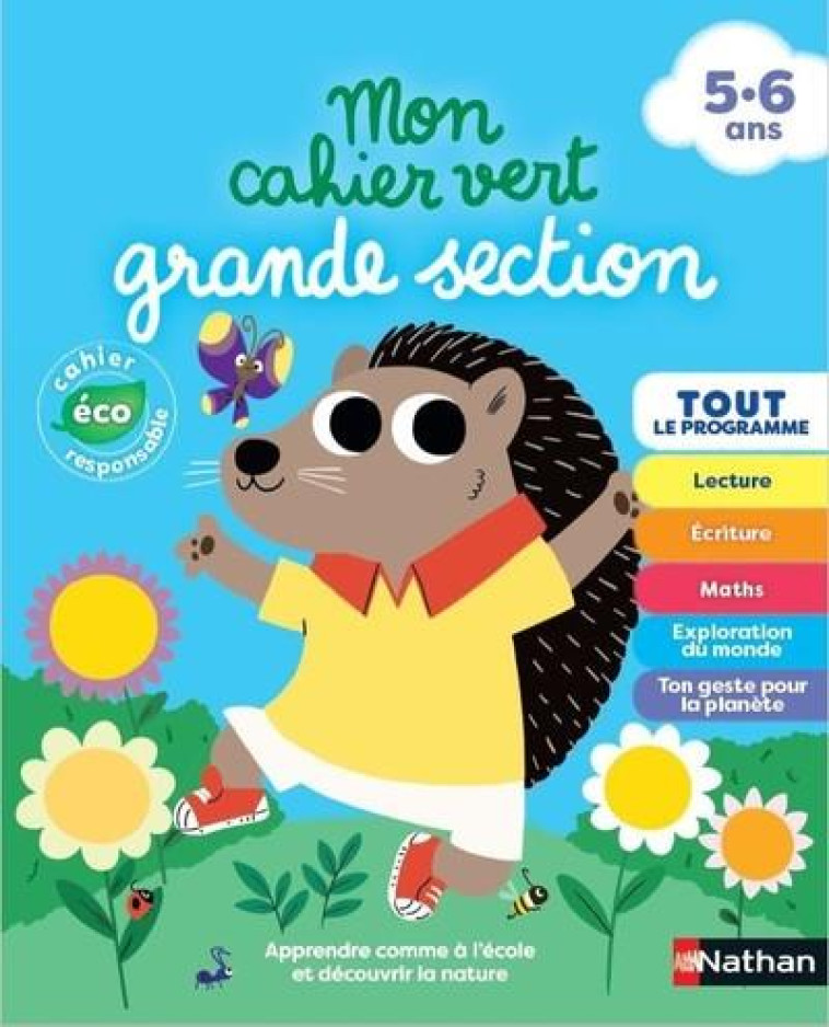 MON CAHIER VERT GRANDE SECTION - MORISSON/CHAUVET - CLE INTERNAT