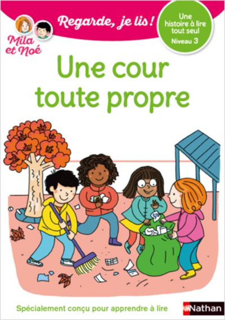 REGARDE JE LIS! UNE HISTOIRE A LIRE TOUT SEUL - UNE COUR TOUTE PROPRE - NIVEAU 3 - DESFORGES/BATTUT - CLE INTERNAT