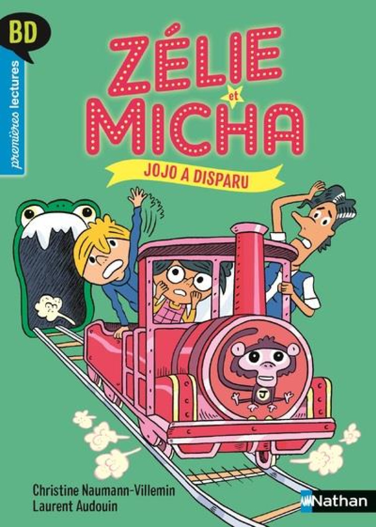 BD PREMIERES LECTURES - ZELIE ET MICHA T1: JOJO A DISPARU ! - VOL01 - NAUMANN-VILLEMIN - CLE INTERNAT