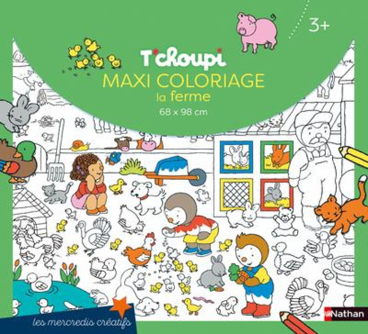 T-CHOUPI MAXI COLORIAGE LA FERME - COURTIN THIERRY - NC