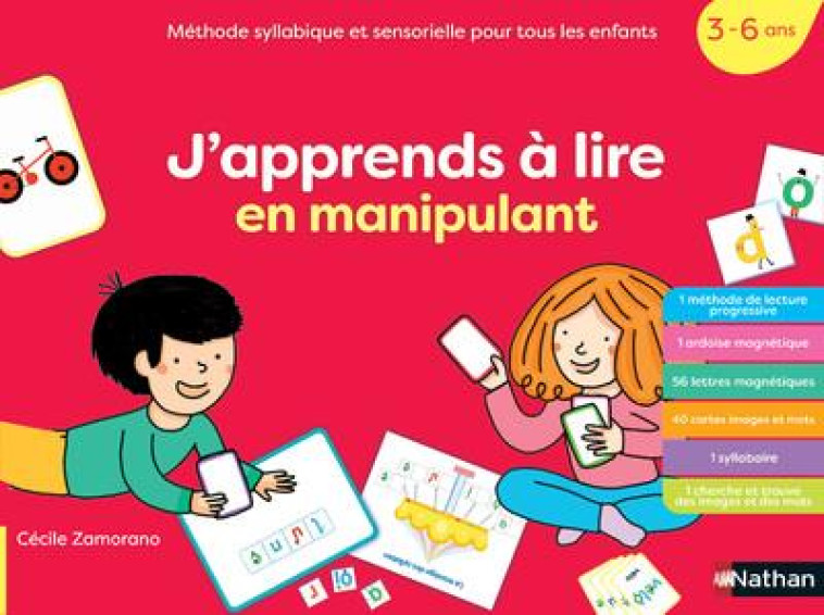 COFFRET METHODE DE LECTURE: J-APPRENDS A LIRE EN MANIPULANT (3-6 ANS) - ZAMORANO/PEPILLO - CLE INTERNAT