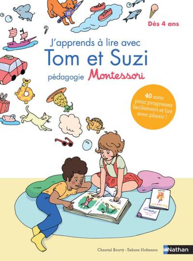 J-APPRENDS A LIRE AVEC TOM ET SUZI PEDAGOGIE MONTESSORI - BOUVY/HOFMANN - CLE INTERNAT