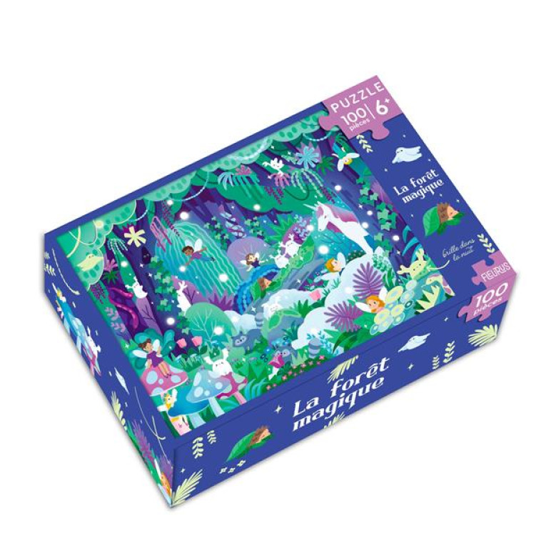 PUZZLE PHOSPHORESCENT - LA FORET MAGIQUE (100 PIECES) - ORTAL OPHELIE - NC