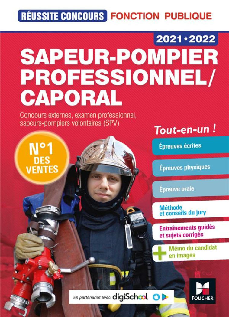 REUSSITE CONCOURS SAPEUR-POMPIER PROFESSIONNEL/CAPORAL - 2021-2022 - FRANCOIS/DUCASTEL - FOUCHER