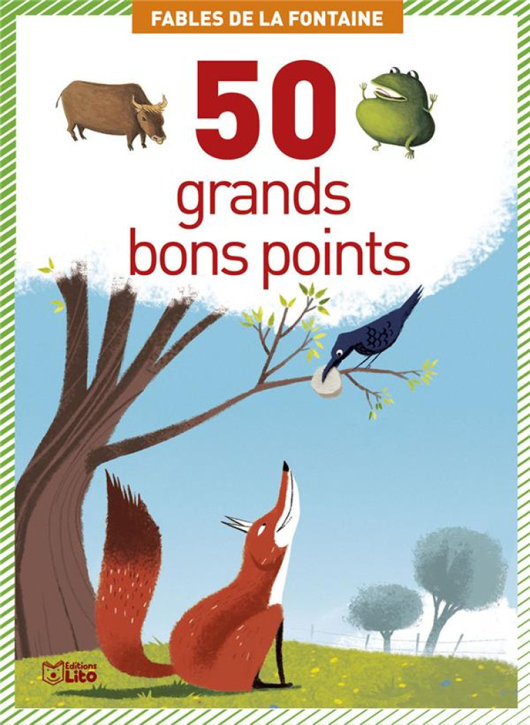 BTE 50 GRANDE IMAGES LES FABLES DE LA FONTAINE -  - Lito