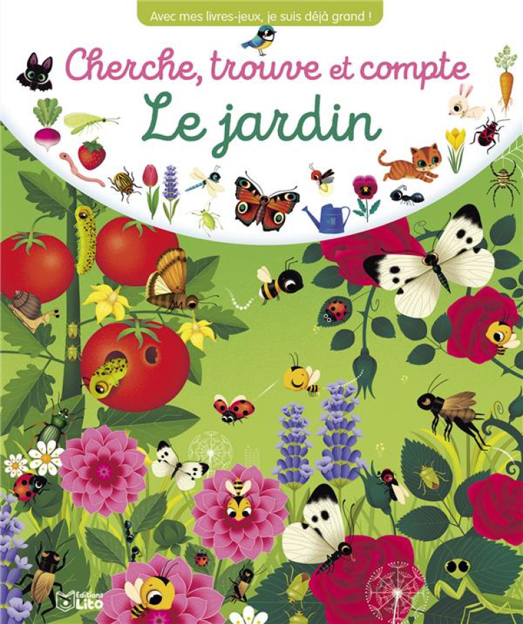 CHERCHE, TROUVE ET COMPTE - LE JARDIN - GIORDANO MARZIA - LITO