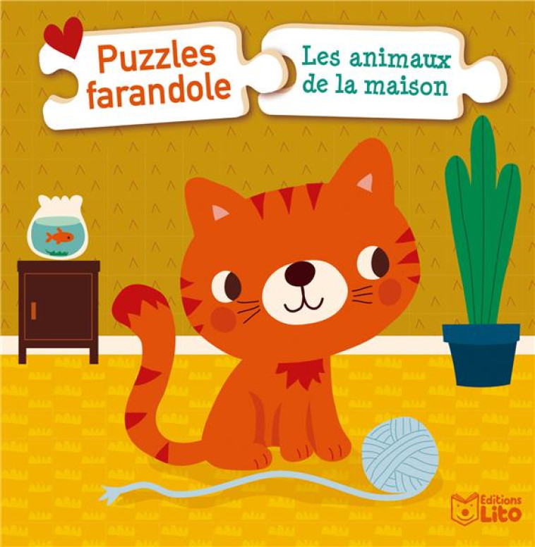 PUZZLES FARANDOLE - LES ANIMAUX DE LA MAISON - XXX - LITO