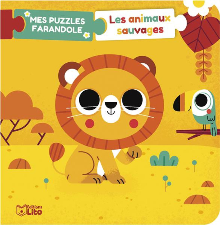 MES PUZZLES FARANDOLE - LES ANIMAUX SAUVAGES - XXX - LITO