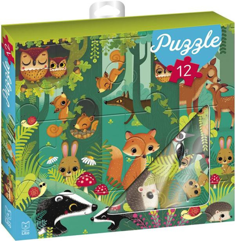 MA BOITE A PUZZLE 12P ANIMAUX - XXX - NC