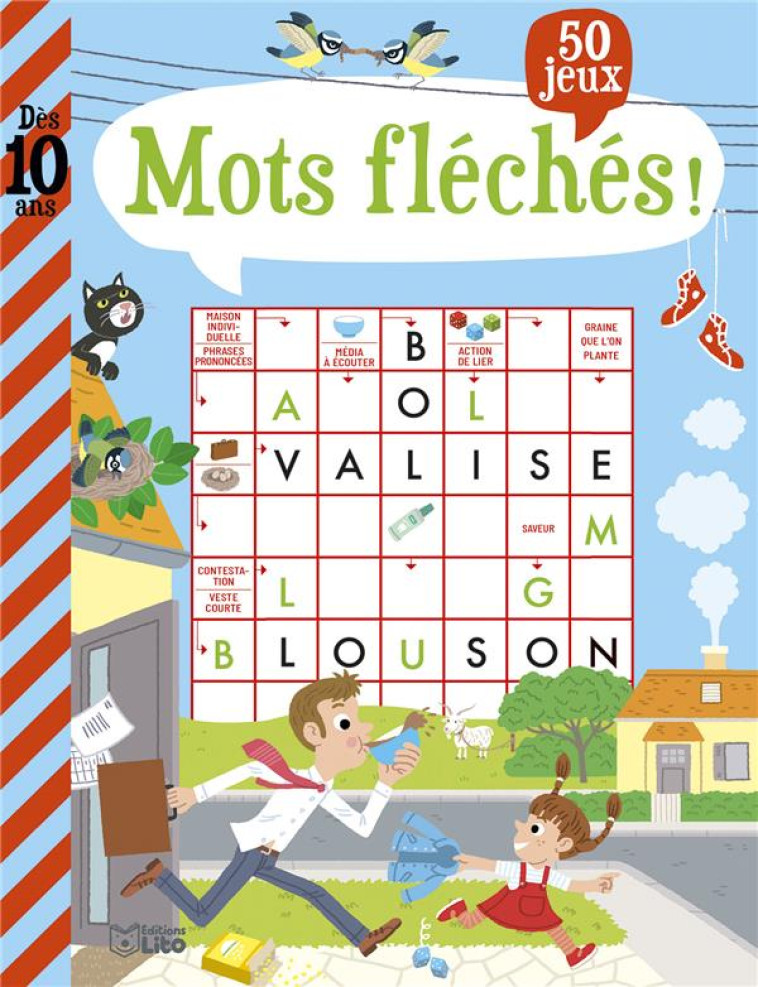 LIVRE JEUX MOTS FLECHES 10 ANS - XXX - NC