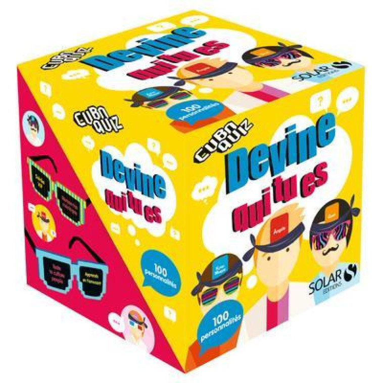 CUBOQUIZ - DEVINE QUI TU ES - COLLECTIF - SOLAR