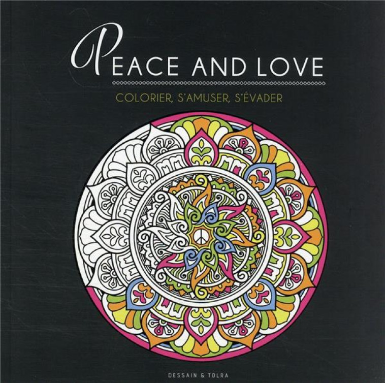 BLACK COLORIAGE - PEACE AND LOVE - XXX - PU SEPTENTRION