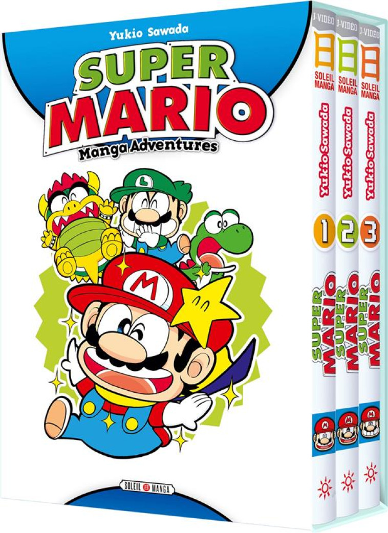 SUPER MARIO MANGA ADVENTURES - COFFRET T01 A T03 - XXX - Soleil Productions