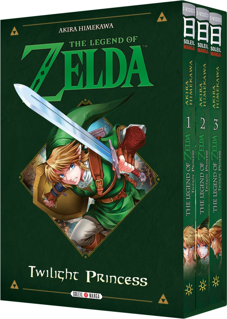 THE LEGEND OF ZELDA - TWILIGHT PRINCESS - COFFRET T01 A T03 - XXX - SOLEIL