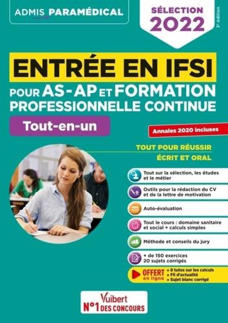 ENTREE EN IFSI POUR AS-AP ET FORMATION PROFESSIONNELLE CONTINUE (FPC) - TOUT-EN-UN - FIL D-ACTUALITE - DREVET/BISUTTI - VUIBERT