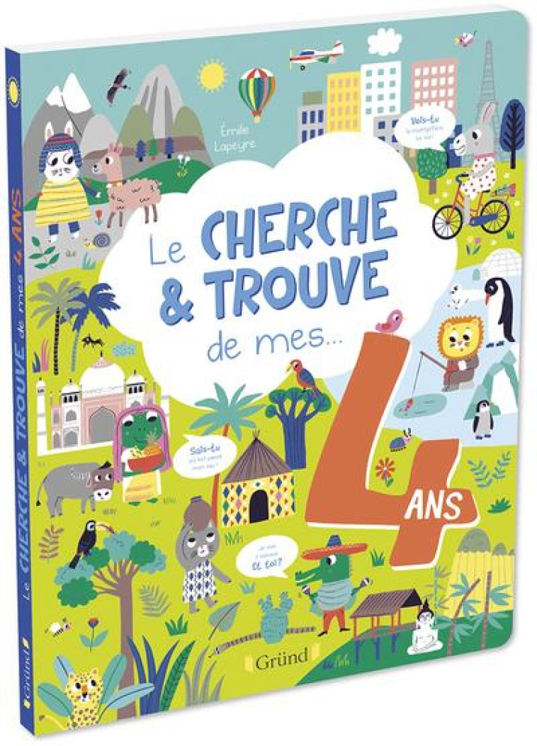 LE CHERCHE-ET-TROUVE DE MES 4 ANS - LAPEYRE EMILIE - GRUND