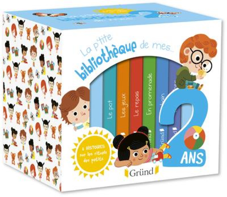 LA PETITE BIBLIOTHEQUE DE MES 2 ANS - MERCIER JULIE - GRUND