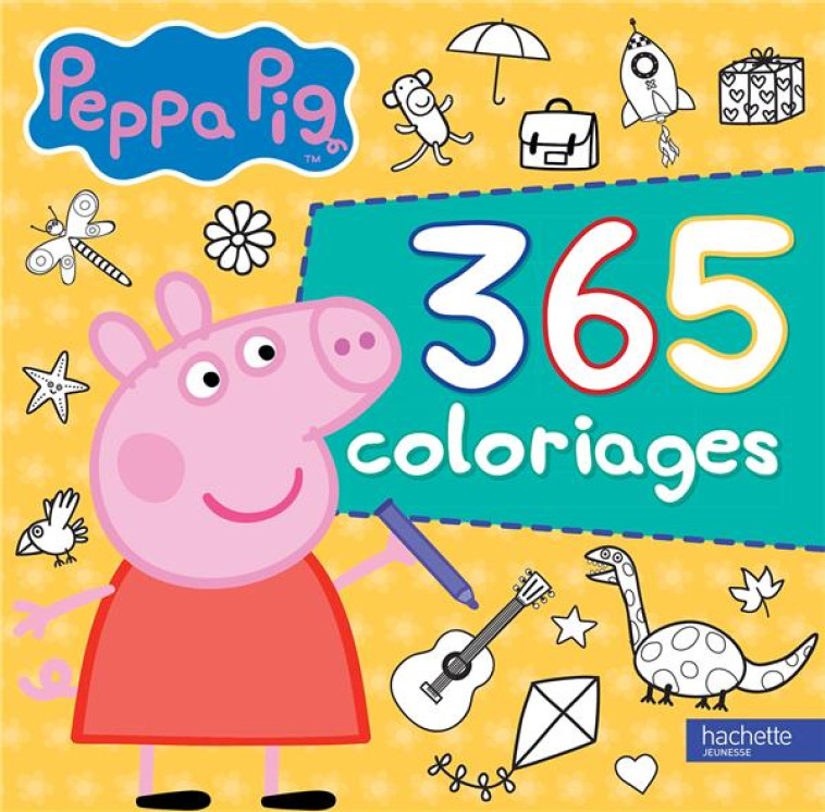 PEPPA PIG - 365 COLORIAGES - XXX - HACHETTE