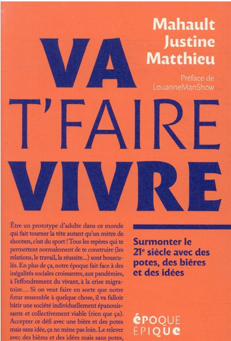 VA T-FAIRE VIVRE - JUSTINE/MAHAULT - MARABOUT