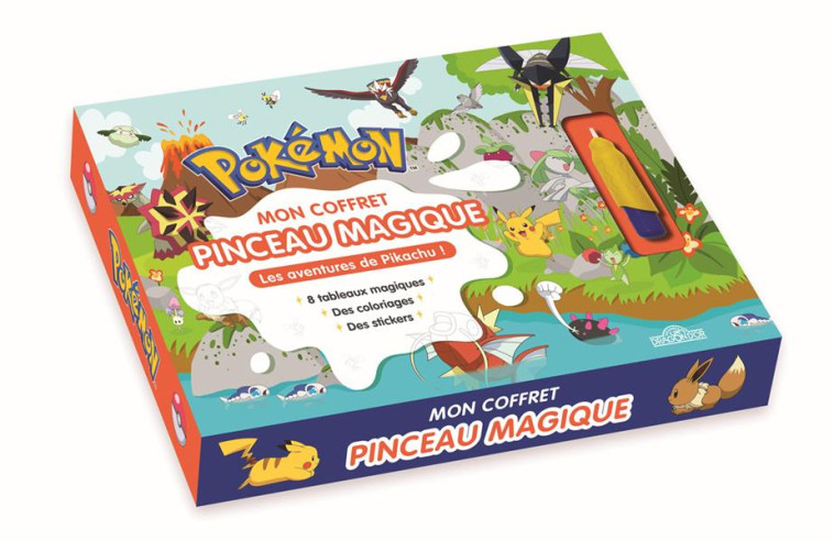 POKEMON - MON COFFRET PINCEAU MAGIQUE - LES AVENTURES DE PIKACHU ! - THE POKEMON COMPANY - NC