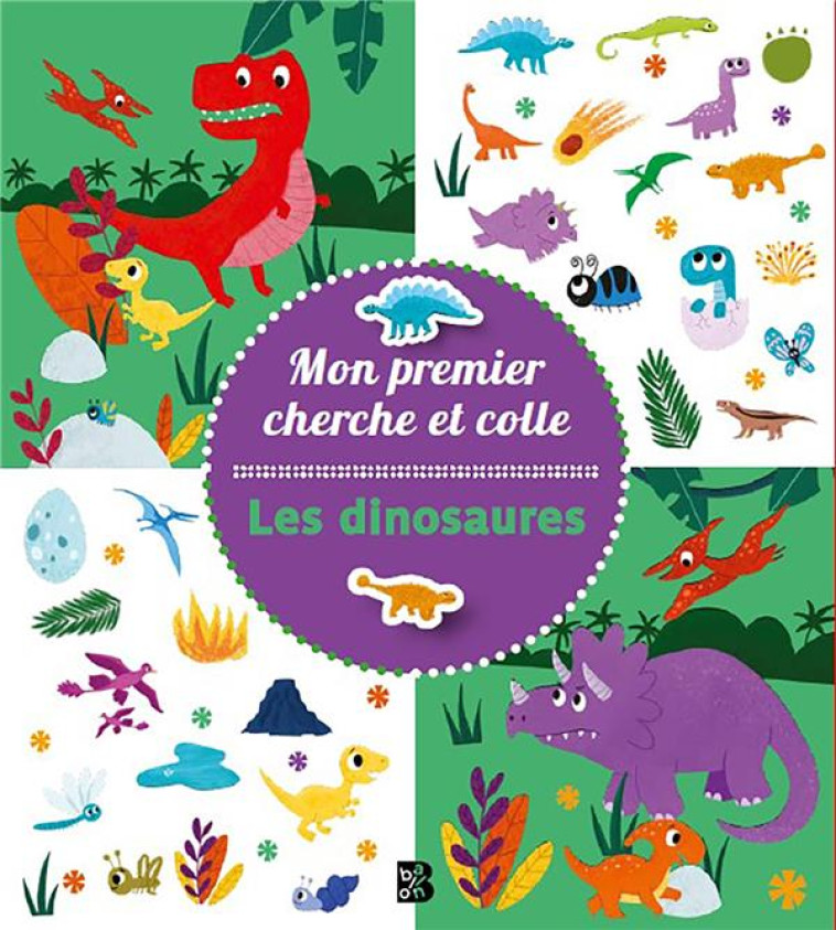 MON PREMIER CHERCHE ET COLLE - LES DINOSAURES - XXX - NC