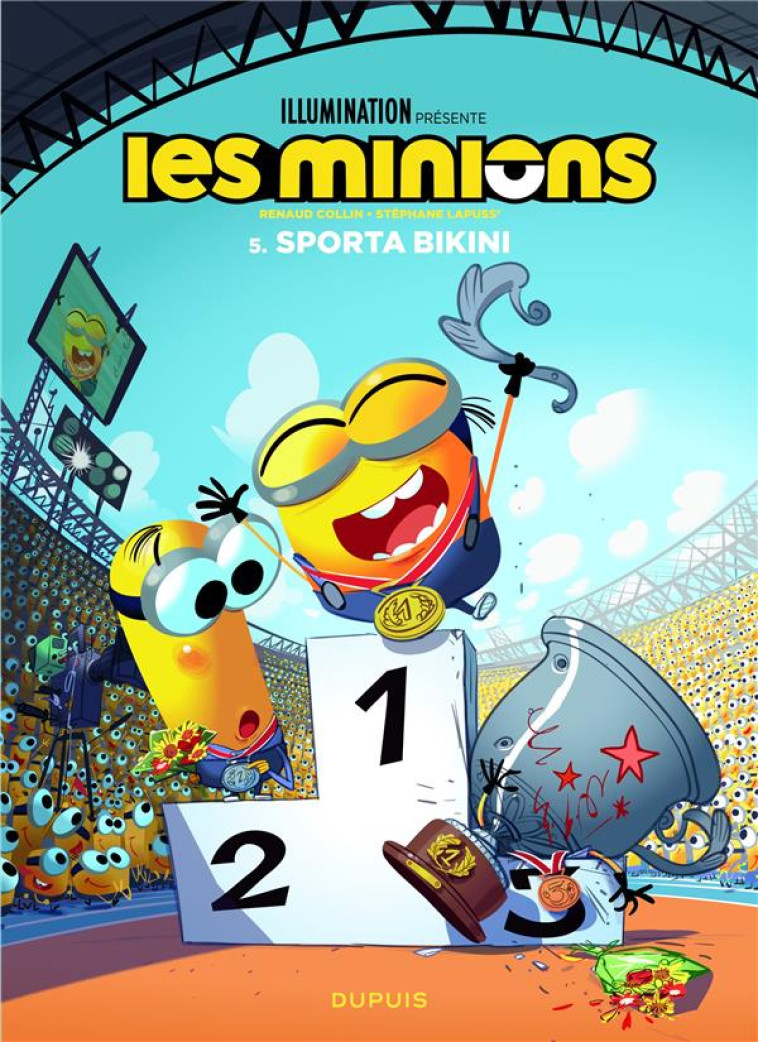 LES MINIONS - TOME 5 - SPORTA BIKINI - LAPUSS-/COLLIN - DUPUIS